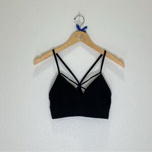 Lululemon Black Strappy Bra